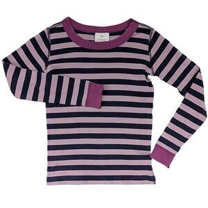Hanna Andersson Henley Girls 8 Pink 100% Organic Loungewear Normcore Comfortcore
